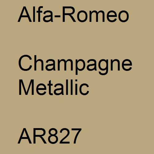 Alfa-Romeo, Champagne Metallic, AR827.